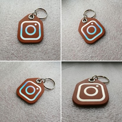 Брелок для ключей из натуральной кожи B032