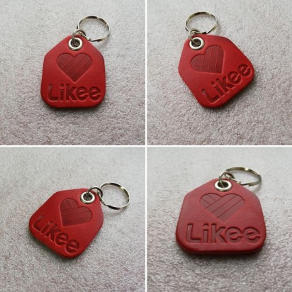 Брелок для ключей из натуральной кожи B033