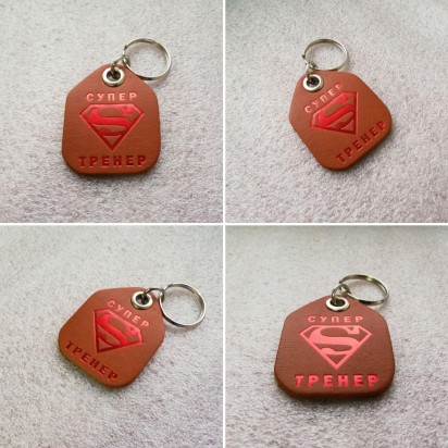 Брелок для ключей из натуральной кожи B039