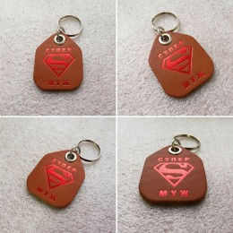 Брелок для ключей из натуральной кожи B045