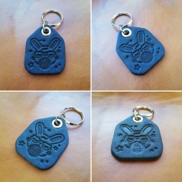 Брелок для ключей из натуральной кожи B050