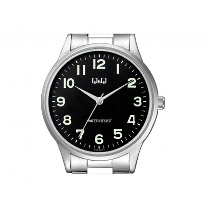 Мужские наручные часы Q&Q (оригинал) на металлическом браслете артикул c10a-001py