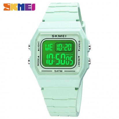 Спортивные женские наручные часы мятного цвета Skmei 1683-4 (оригинал)