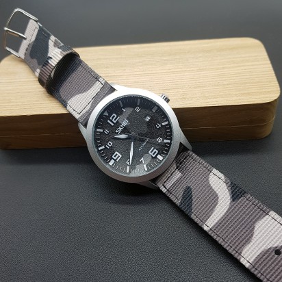 Мужские наручные механические часы в стиле милитари Skmei 9246-1 (оригинал)