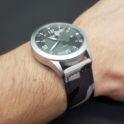 Мужские наручные механические часы в стиле милитари Skmei 9246-1 (оригинал)