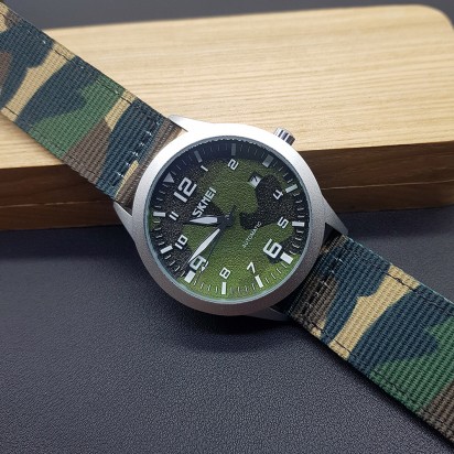 Мужские наручные механические часы в стиле милитари Skmei 9246-2 (оригинал)