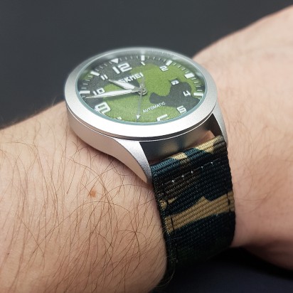 Мужские наручные механические часы в стиле милитари Skmei 9246-2 (оригинал)