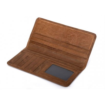 Кошелек мужской кожаный Filat коричневый Арт.K33