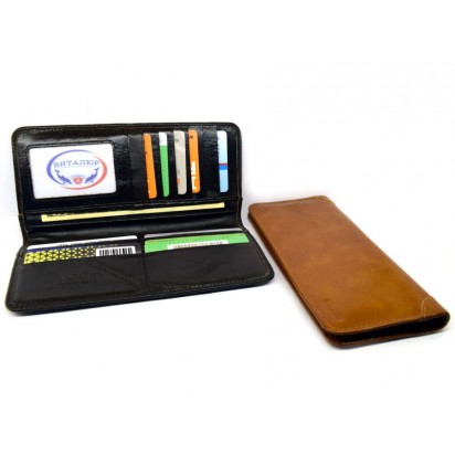 Кошелек мужской кожаный Filat коричневый Арт.K33