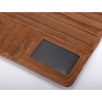 Кошелек мужской кожаный Filat коричневый Арт.K33