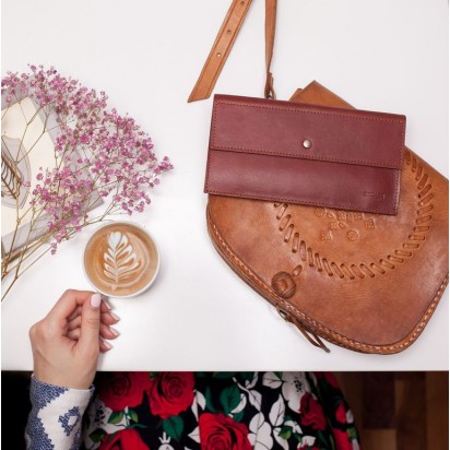 кошелек женский Flat коричневый Арт.C16