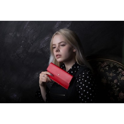 кошелек женский Flat красный Арт.C16