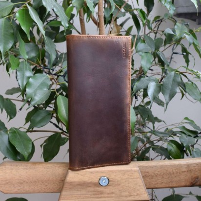 Длинный кожаный кошелёк Heliodore Арт.K3.8