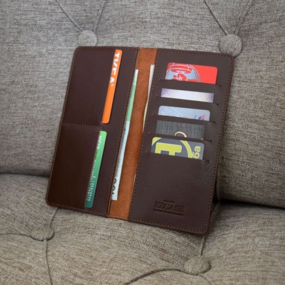 Длинный кошелек Sibyl коричневого цвета. Арт. K3.6