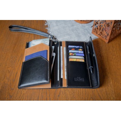 Портмоне для билетов чёрное С12.1