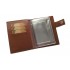 Портмоне для автодокументов, паспорта и денег коричневое С12