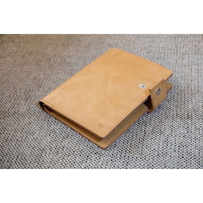 Портмоне для автодокументов, паспорта и денег песочное С12