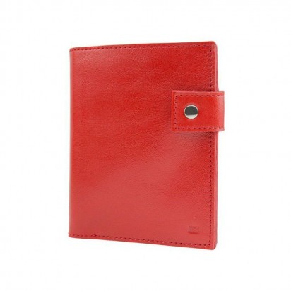 Портмоне для автодокументов, паспорта и денег красное С12