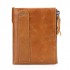 Раскладной кошелек кожаный SAKIS песочный