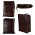 Раскладной кошелек кожаный ACHILLES коричневый