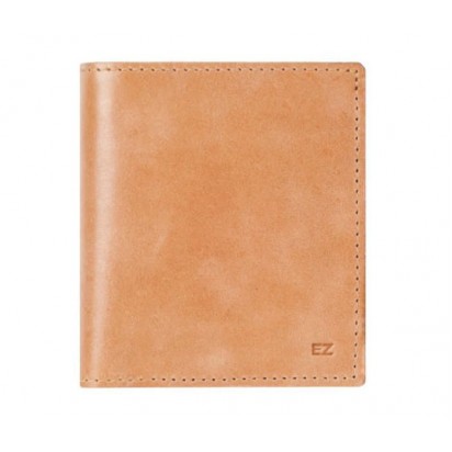 Раскладной кошелек кожаный COMPACT песочный