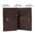 Раскладной кожаный мини-кошелек NEOCL коричневый K21