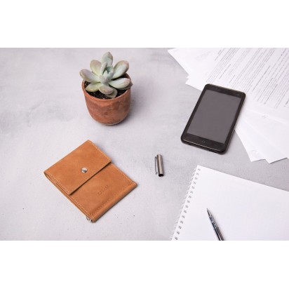 Зажим для денег кожаный ONE песочный Арт. C17.0