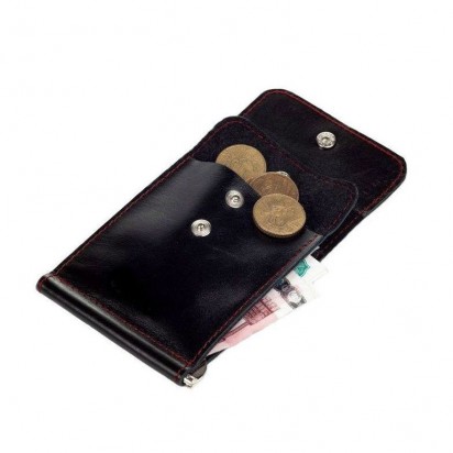 Зажим для денег кожаный ONE черный Арт. C17.0