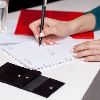 Зажим для денег кожаный ONE черный Арт. C17.0