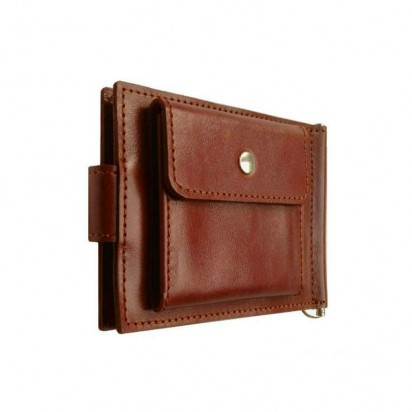 Зажим для денег кожаный Standart Pro коричневый Арт. C17.3