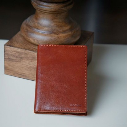 Обложка на паспорт коричневая C14.1