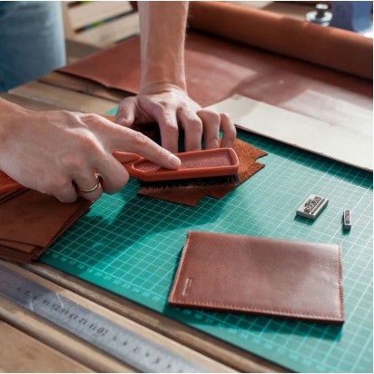 Обложка на паспорт коричневая C14.1