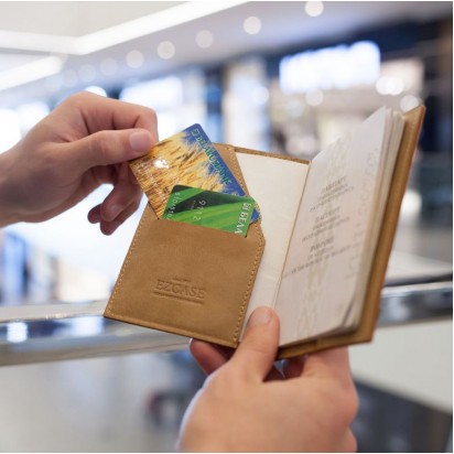 Обложка на паспорт песочная C14.1