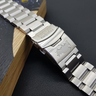 Стальной браслет для наручных часов Амфибия Россия 24 мм CRW502-24