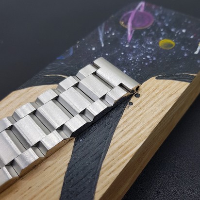 Стальной браслет для наручных часов Амфибия Россия 24 мм CRW502-24