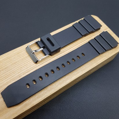 Ремешок пластиковый для часов 20 мм подходит к Casio артикул CRW547-20