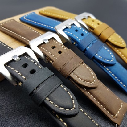 Комплект из четырех ремешков в стиле Luminor Panerai 22 мм артикул CRW554-22-20