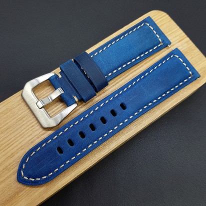 Кожаный ремешок для часов в стиле Luminor Panerai 22 мм артикул CRW543-22-20