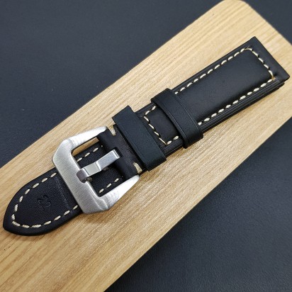 Кожаный ремешок для часов в стиле Luminor Panerai 22 мм артикул CRW544-22-20