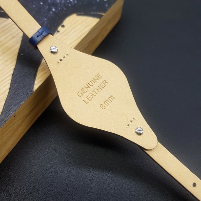 Ремешок синего цвета подходит для женских наручных часов Fossil ES3060 артикул es3060-chs