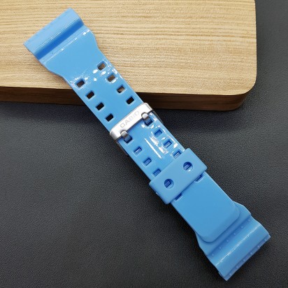 Ремешок голубого цвета для спортивных часов Casio G-Shock 16 мм CRW483-16