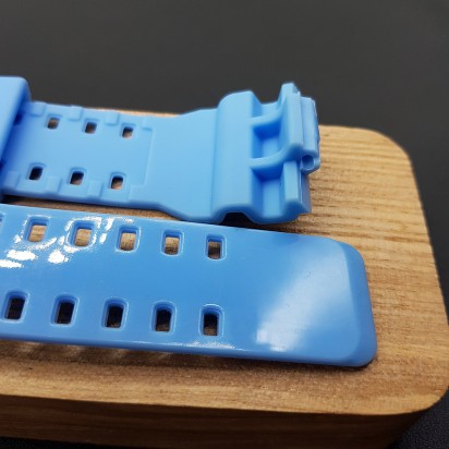 Ремешок голубого цвета для спортивных часов Casio G-Shock 16 мм CRW483-16