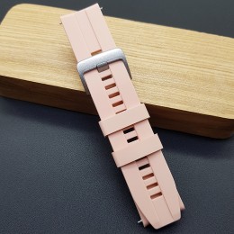 Ремешок каучуковый пудрового цвета для часов 22 мм CRW479-22-22