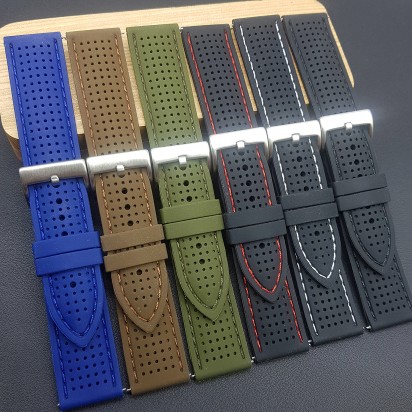 Комплект из шести каучуковых ремешков для часов 20 мм артикул CRW518-20-18