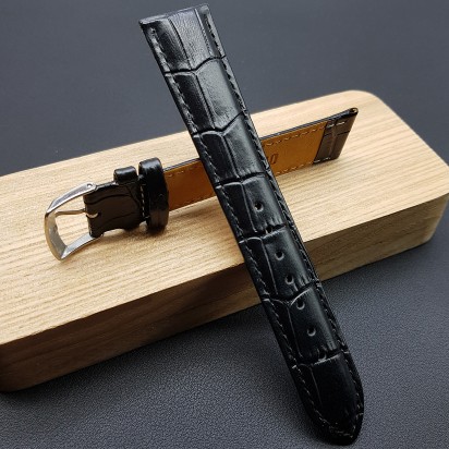 Ремешок Modeno черного цвета для наручных часов 20 мм артикул A001-20mm