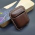 Авторский кожаный чехол ручной работы для наушников Apple AirPods-1 и AirPods-2, артикул Case002