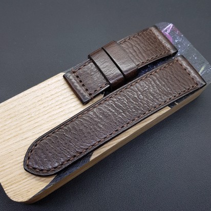 Ремешок темно-коричневого цвета от RemenMaster для часов 26 мм артикул RM006-26-24