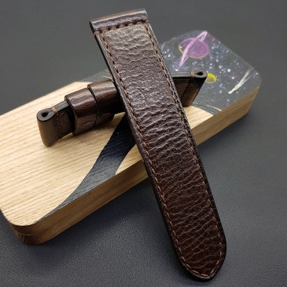 Ремешок темно-коричневого цвета от RemenMaster для часов 26 мм артикул RM006-26-24