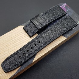 Ремешок черного цвета от RemenMaster для часов 22 мм артикул RM008-22-20