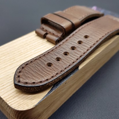 Ремешок коричневого цвета от RemenMaster для часов 26 мм артикул RM015-26-24